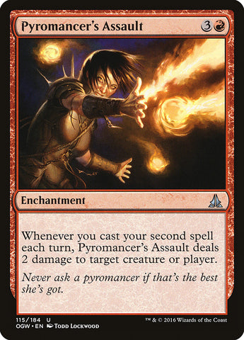 Pyromancer's Assault [Oath of the Gatewatch] - The Mythic Store | 24h Order Processing