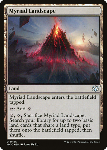 Myriad Landscape [March of the Machine Commander] - The Mythic Store | 24h Order Processing