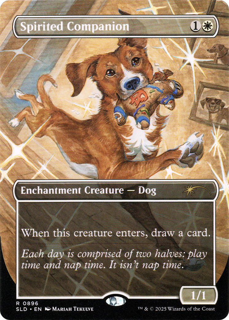 Spirited Companion (0896) (Rainbow Foil) [Secret Lair Drop Series] - The Mythic Store | 24h Order Processing