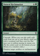 Natural Reclamation [Commander Legends: Battle for Baldur's Gate] - The Mythic Store | 24h Order Processing