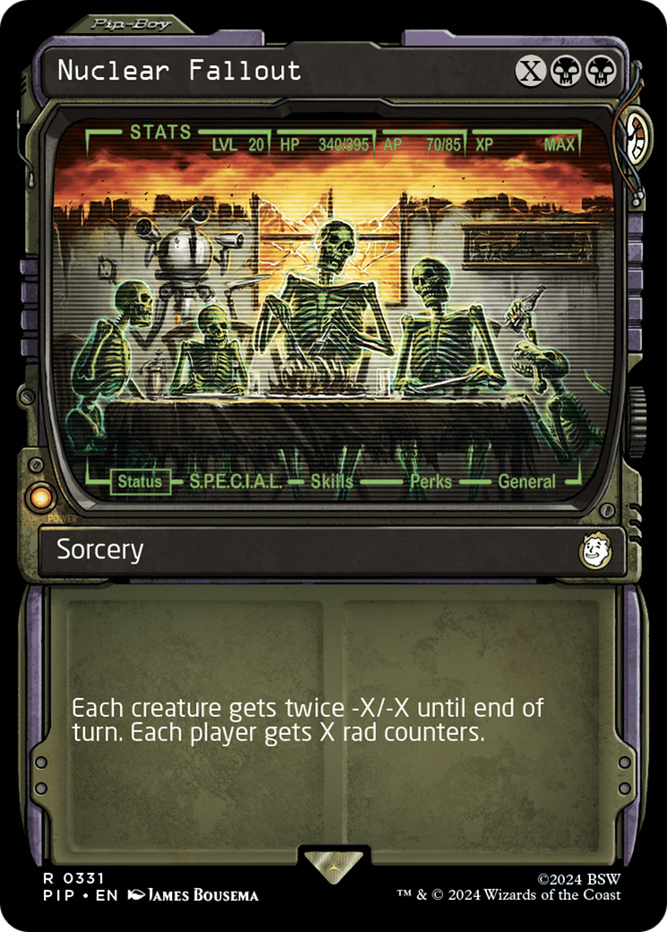 Nuclear Fallout (Showcase) [Fallout] - The Mythic Store | 24h Order Processing