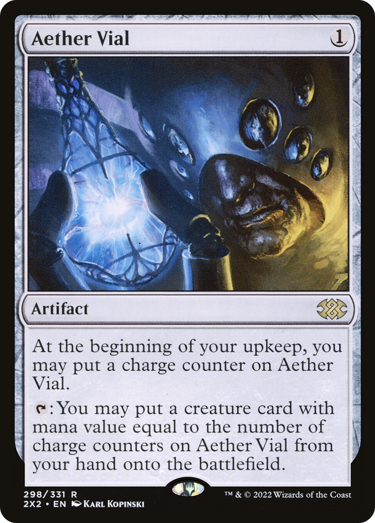 Aether Vial [Double Masters 2022] - The Mythic Store | 24h Order Processing
