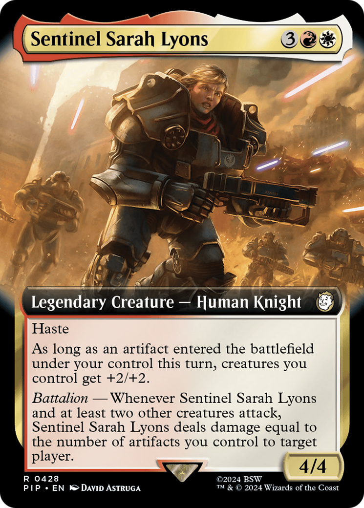 Sentinel Sarah Lyons (Extended Art) [Fallout] - The Mythic Store | 24h Order Processing