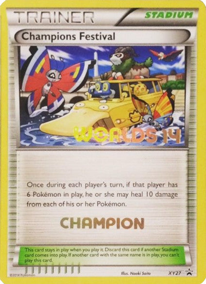 Champions Festival (XY27) (2014 Champion) [XY: Black Star Promos] - The Mythic Store | 24h Order Processing
