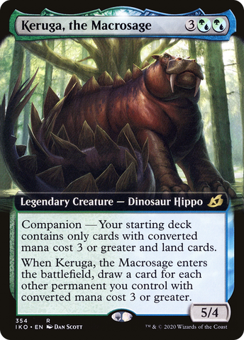 Keruga, the Macrosage (Extended Art) [Ikoria: Lair of Behemoths] - The Mythic Store | 24h Order Processing