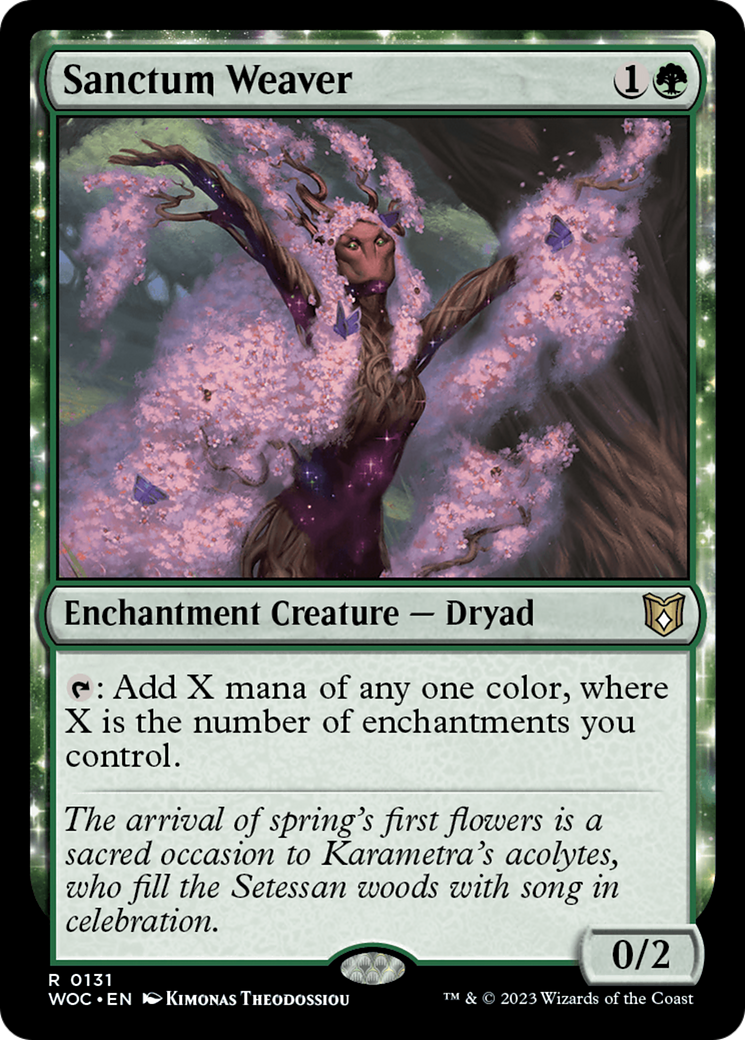 Sanctum Weaver [Wilds of Eldraine Commander] - The Mythic Store | 24h Order Processing