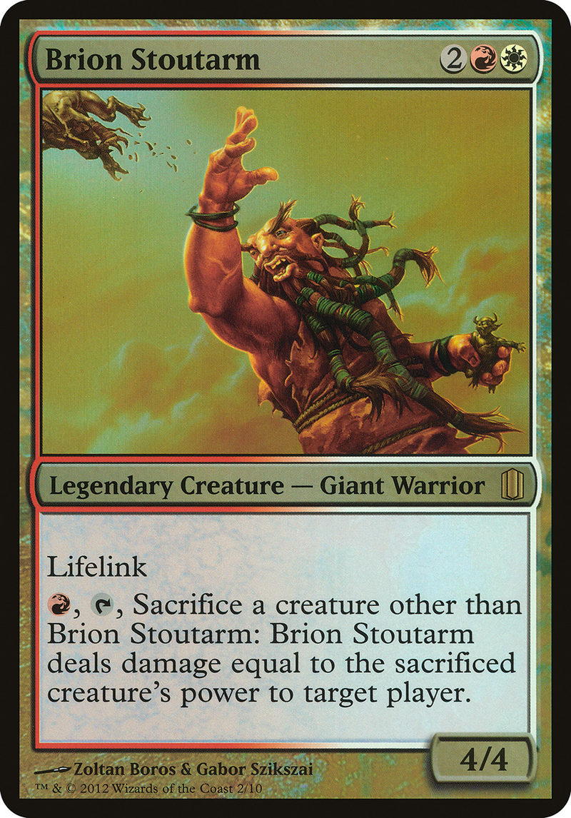 Brion Stoutarm (Oversized) [Commander's Arsenal Oversized] - The Mythic Store | 24h Order Processing
