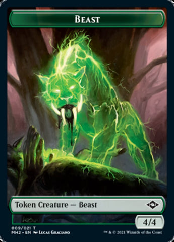 Beast // Squirrel Double-Sided Token [Modern Horizons 2 Tokens] - The Mythic Store | 24h Order Processing