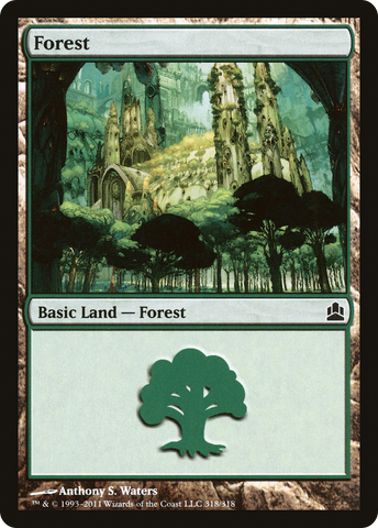 Forest (318) [Commander 2011] - The Mythic Store | 24h Order Processing