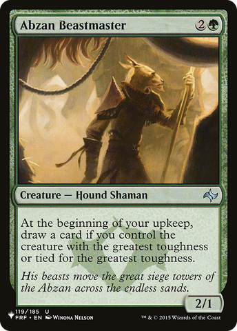 Abzan Beastmaster [The List] - The Mythic Store | 24h Order Processing