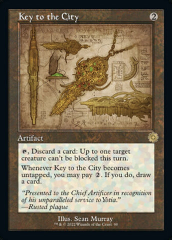 Key to the City (Retro Schematic) [The Brothers' War Retro Artifacts] - The Mythic Store | 24h Order Processing