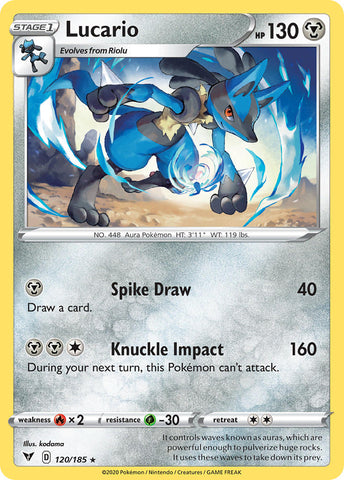 Lucario (120/185) [Sword & Shield: Vivid Voltage] - The Mythic Store | 24h Order Processing