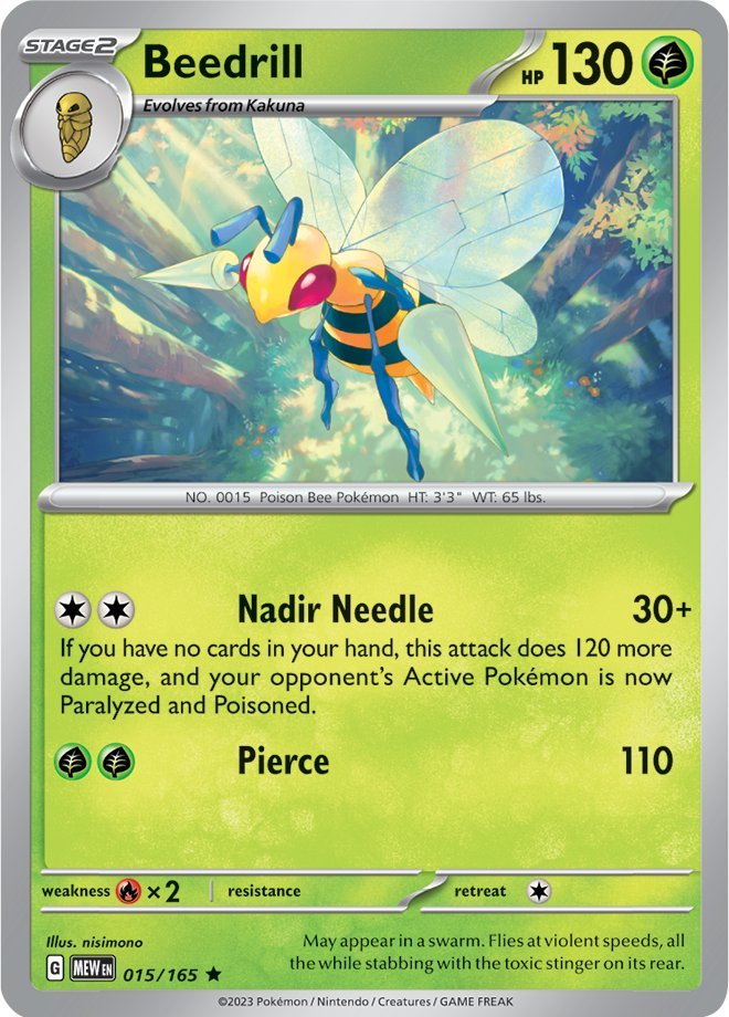 Beedrill (015/165) [Scarlet & Violet 151] - The Mythic Store | 24h Order Processing
