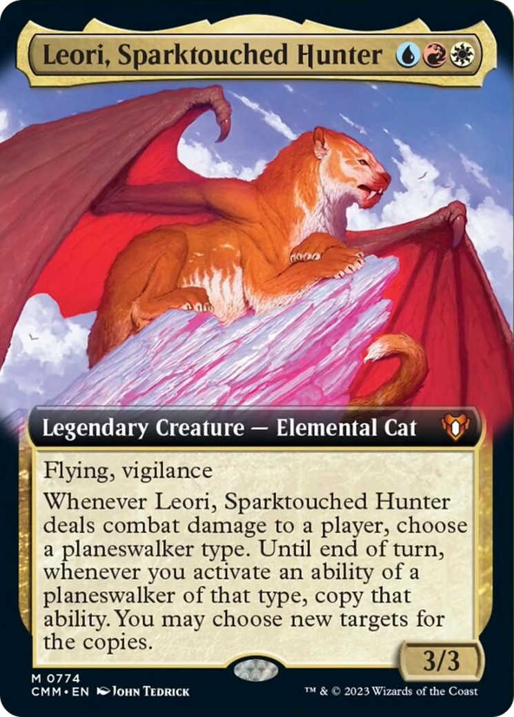 Leori, Sparktouched Hunter (Extended Art) [Commander Masters] - The Mythic Store | 24h Order Processing