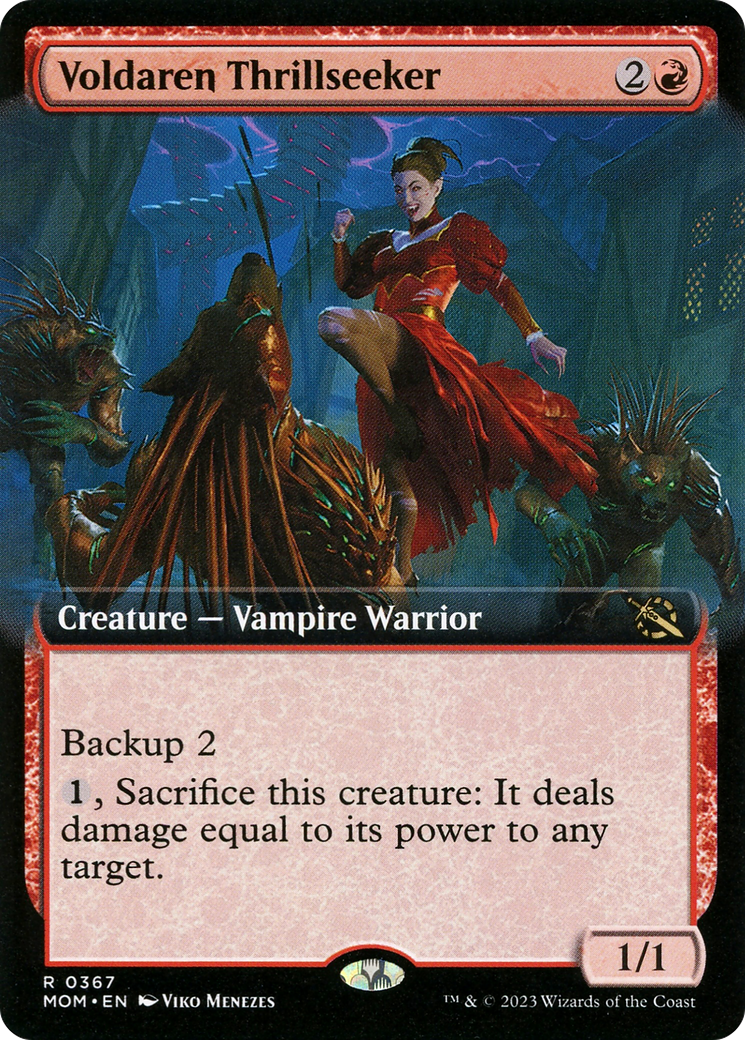 Voldaren Thrillseeker (Extended Art) [March of the Machine] - The Mythic Store | 24h Order Processing