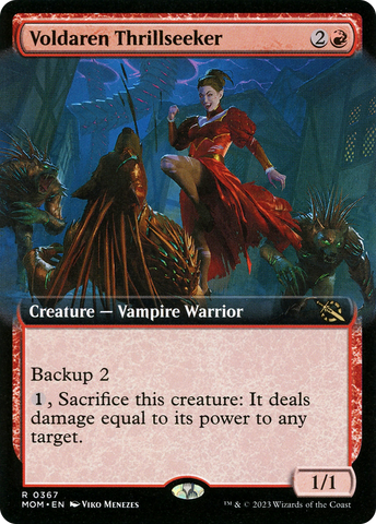 Voldaren Thrillseeker (Extended Art) [March of the Machine] - The Mythic Store | 24h Order Processing