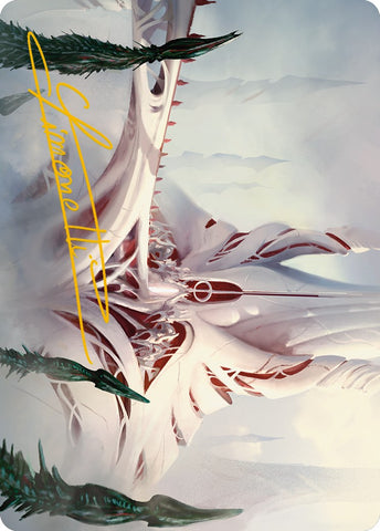 The Fair Basilica Art Card (Gold-Stamped Signature) [Phyrexia: All Will Be One Art Series] - The Mythic Store | 24h Order Processing