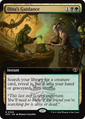 Dina's Guidance (Extended Art) [Secrets of Strixhaven] - The Mythic Store | 24h Order Processing