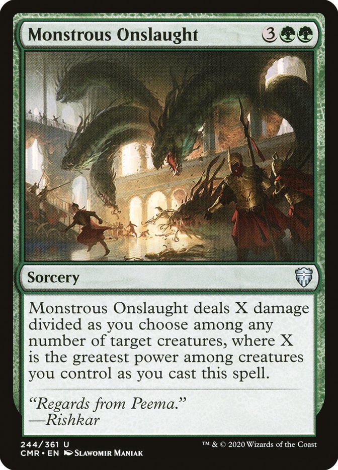 Monstrous Onslaught [Commander Legends] - The Mythic Store | 24h Order Processing