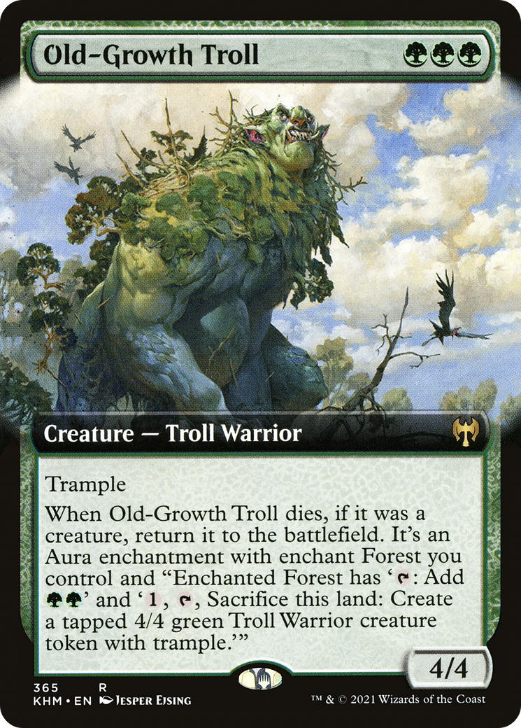 Old-Growth Troll (Extended Art) [Kaldheim] - The Mythic Store | 24h Order Processing