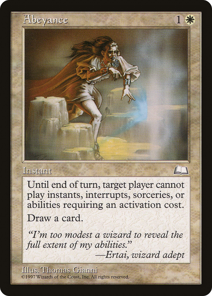 Abeyance [Weatherlight] - The Mythic Store | 24h Order Processing