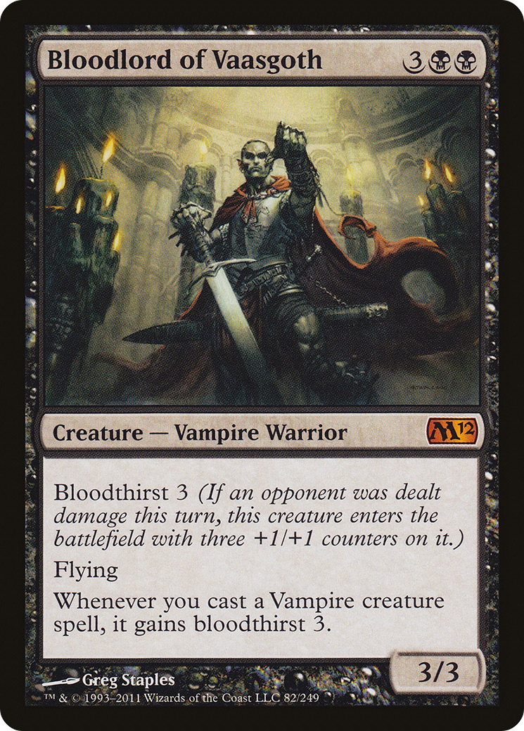 Bloodlord of Vaasgoth [Magic 2012] - The Mythic Store | 24h Order Processing