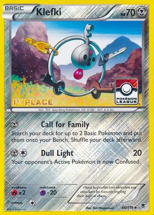 Klefki (66/119) (League Promo 1st Place) [XY: Phantom Forces] - The Mythic Store | 24h Order Processing