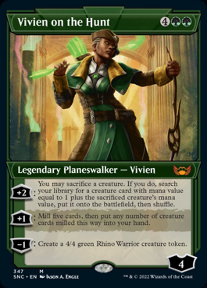 Vivien on the Hunt (Showcase Art Deco) [Streets of New Capenna] - The Mythic Store | 24h Order Processing