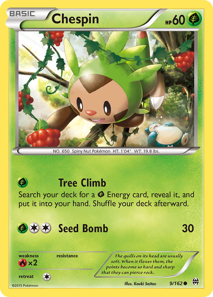 Chespin (9/162) [XY: BREAKthrough] - The Mythic Store | 24h Order Processing