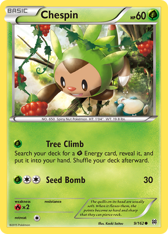 Chespin (9/162) [XY: BREAKthrough] - The Mythic Store | 24h Order Processing