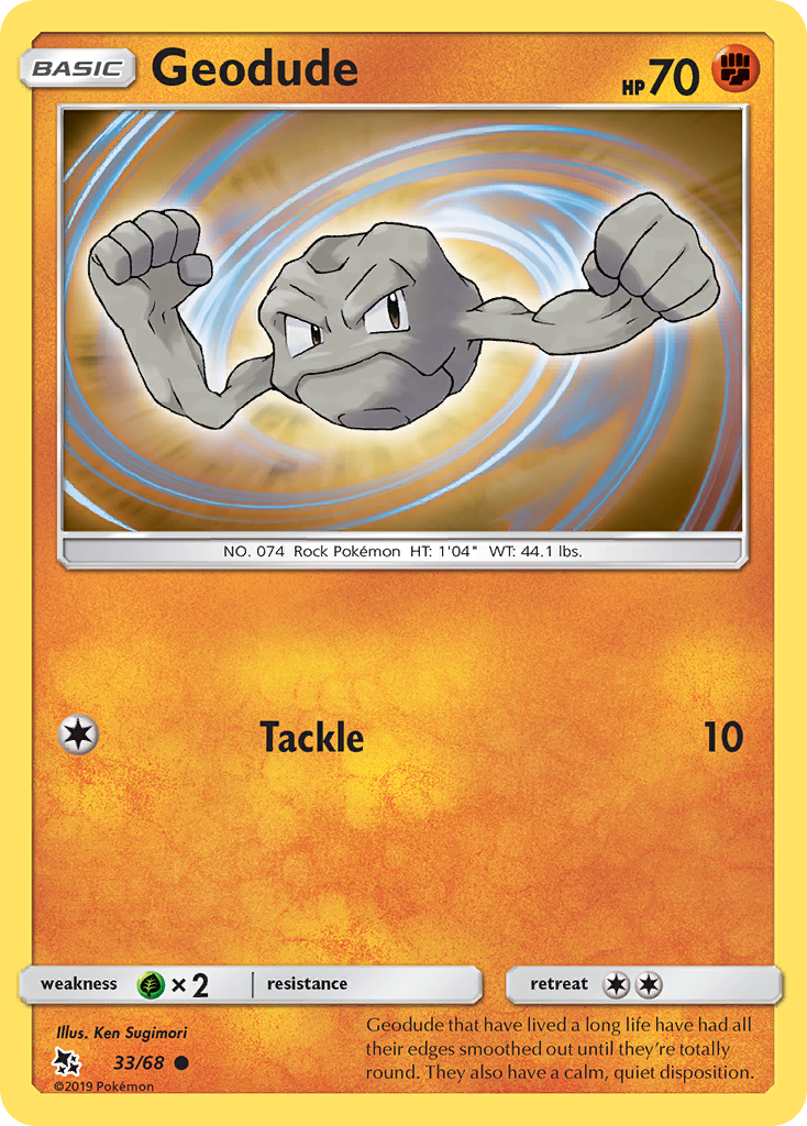 Geodude (33/68) [Sun & Moon: Hidden Fates] - The Mythic Store | 24h Order Processing