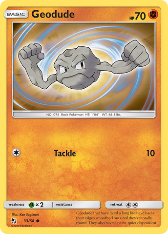 Geodude (33/68) [Sun & Moon: Hidden Fates] - The Mythic Store | 24h Order Processing