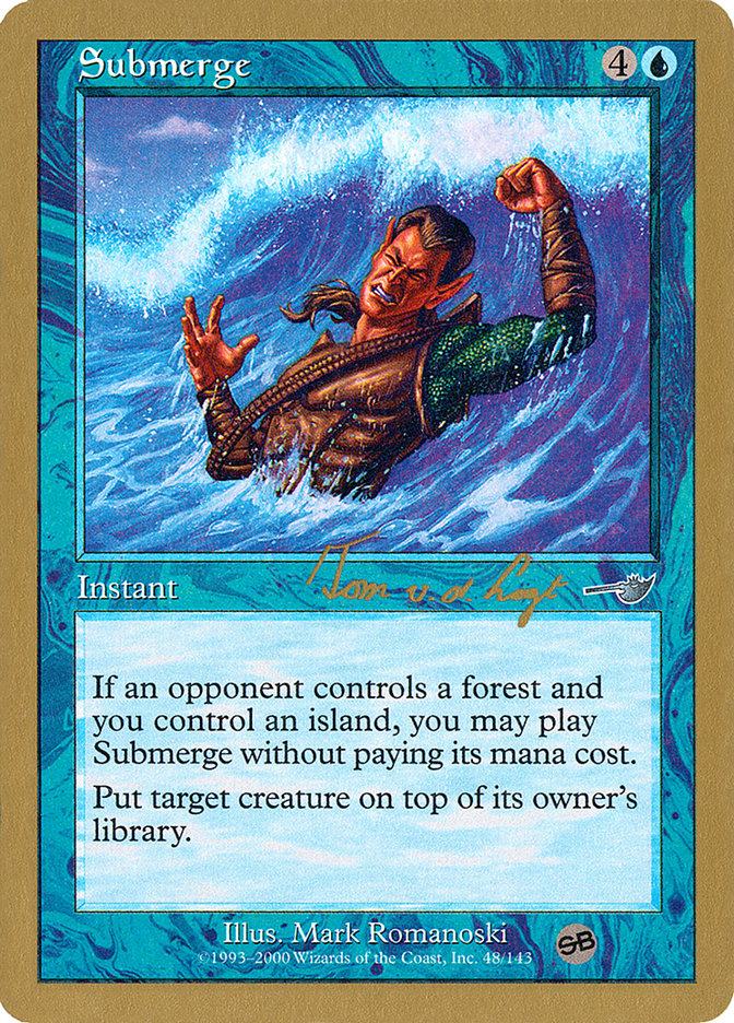 Submerge (Tom van de Logt) (SB) [World Championship Decks 2000] - The Mythic Store | 24h Order Processing