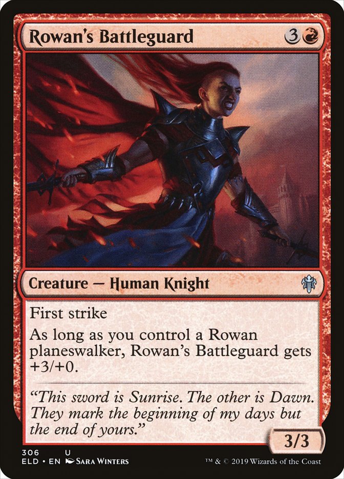 Rowan's Battleguard [Throne of Eldraine] - The Mythic Store | 24h Order Processing