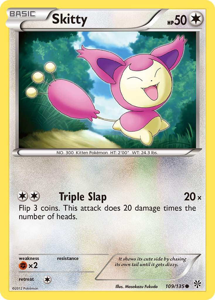 Skitty (109/135) [Black & White: Plasma Storm] - The Mythic Store | 24h Order Processing