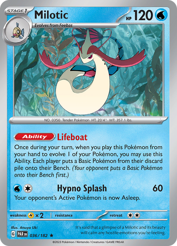 Milotic (036/182) [Scarlet & Violet: Paradox Rift] - The Mythic Store | 24h Order Processing