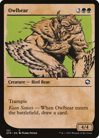 Owlbear (Showcase) [Dungeons & Dragons: Adventures in the Forgotten Realms] - The Mythic Store | 24h Order Processing