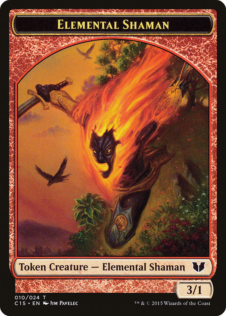 Elemental Shaman Token [Commander 2015 Tokens] - The Mythic Store | 24h Order Processing