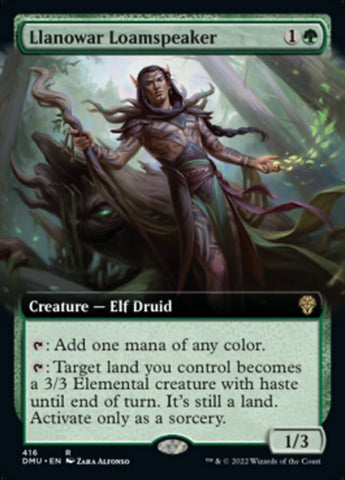 Llanowar Loamspeaker (Extended Art) [Dominaria United] - The Mythic Store | 24h Order Processing