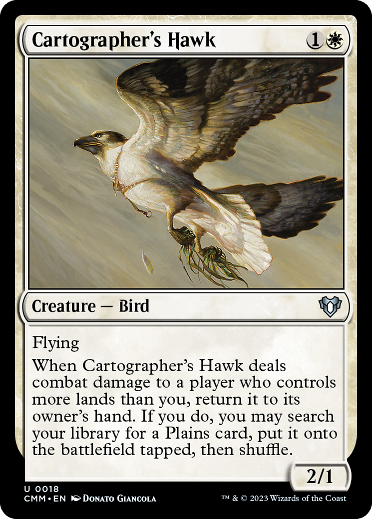 Cartographer's Hawk [Commander Masters] - The Mythic Store | 24h Order Processing