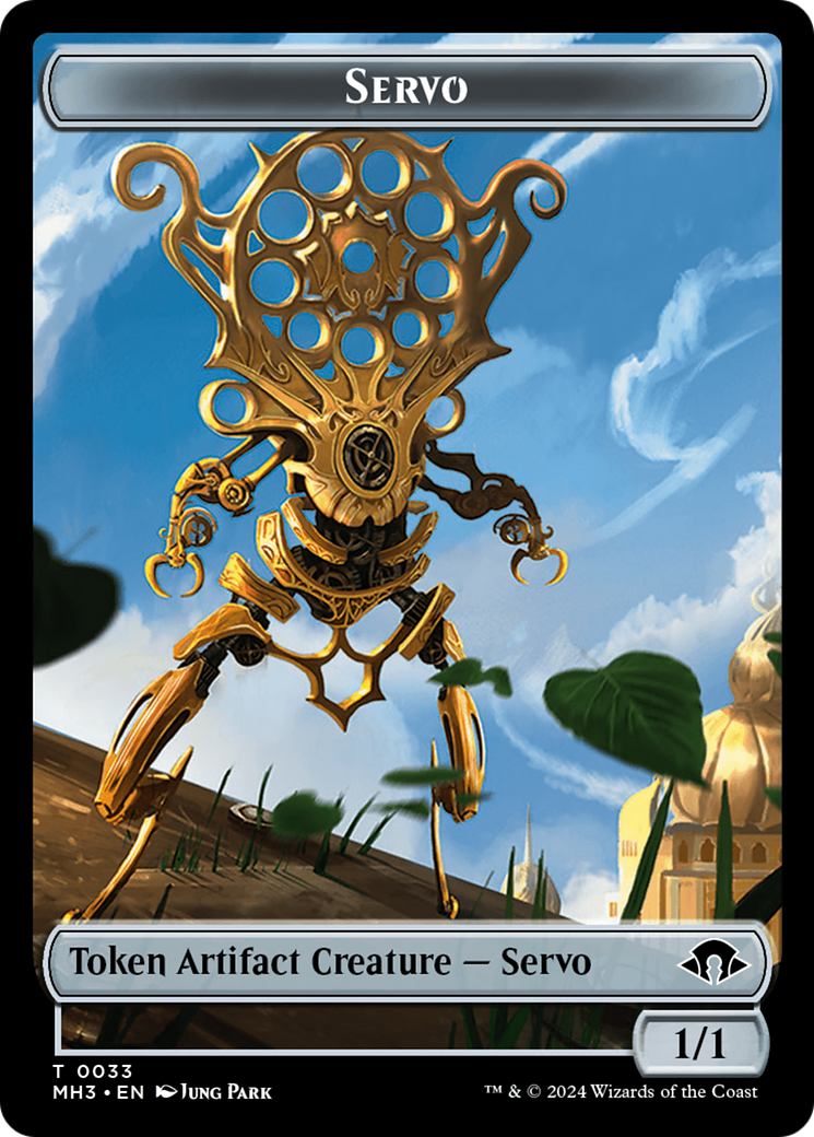 Illusion // Servo Double-Sided Token [Modern Horizons 3 Commander Tokens] - The Mythic Store | 24h Order Processing