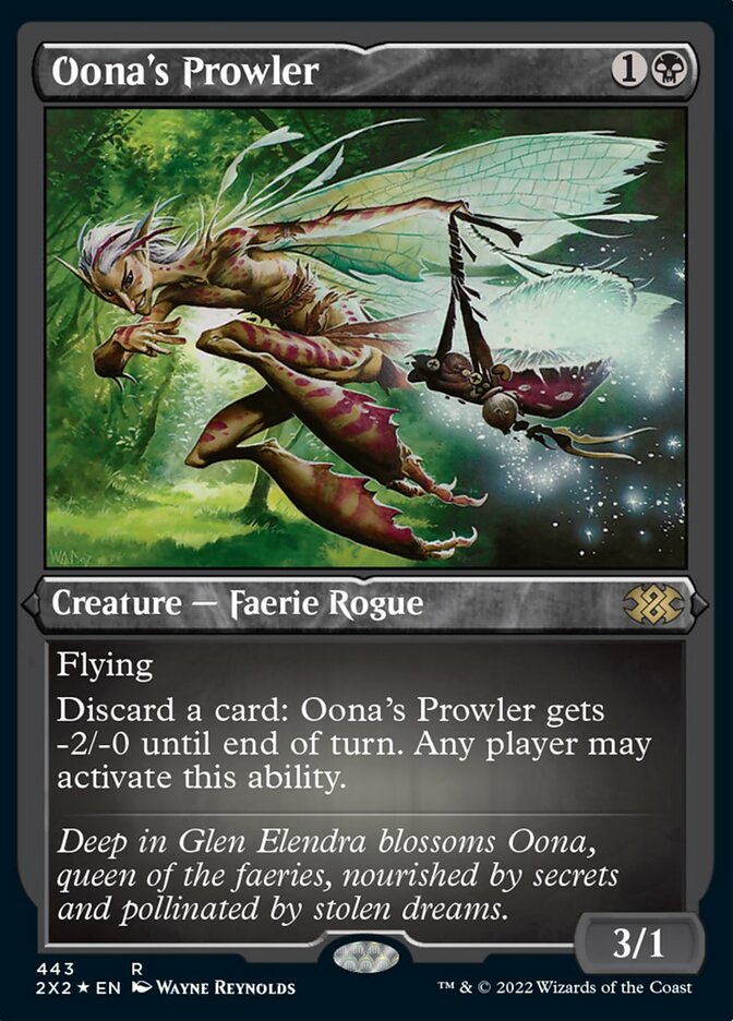 Oona's Prowler (Foil Etched) [Double Masters 2022] - The Mythic Store | 24h Order Processing