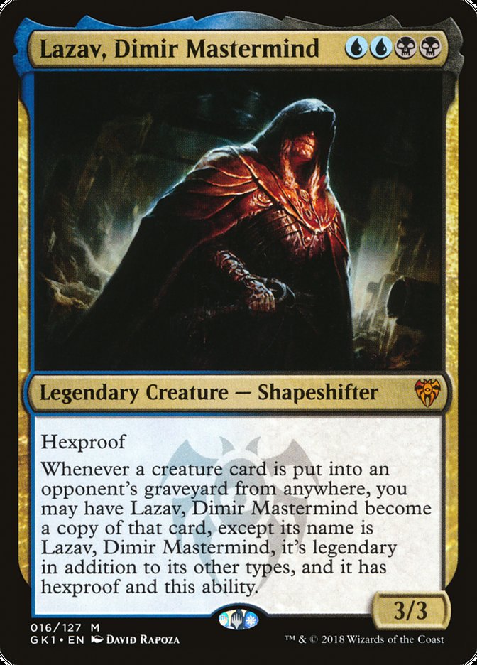 Lazav, Dimir Mastermind [Guilds of Ravnica Guild Kit] - The Mythic Store | 24h Order Processing