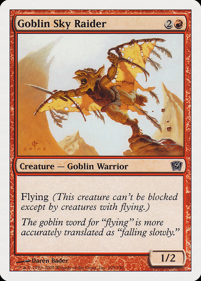 Goblin Sky Raider [Ninth Edition] - The Mythic Store | 24h Order Processing