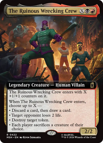 The Ruinous Wrecking Crew (Extended Art) [Marvel Super Heroes] - The Mythic Store | 24h Order Processing