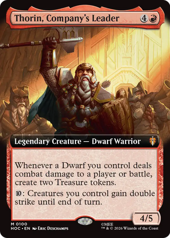 Thorin, Company's Leader (Extended Art) [The Hobbit: Eternal-Legal] - The Mythic Store | 24h Order Processing