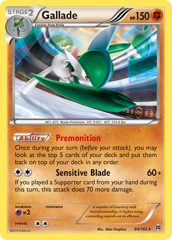 Gallade (84/162) [XY: BREAKthrough] - The Mythic Store | 24h Order Processing