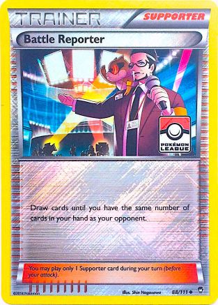 Battle Reporter (88/111) (League Promo) [XY: Furious Fists] - The Mythic Store | 24h Order Processing