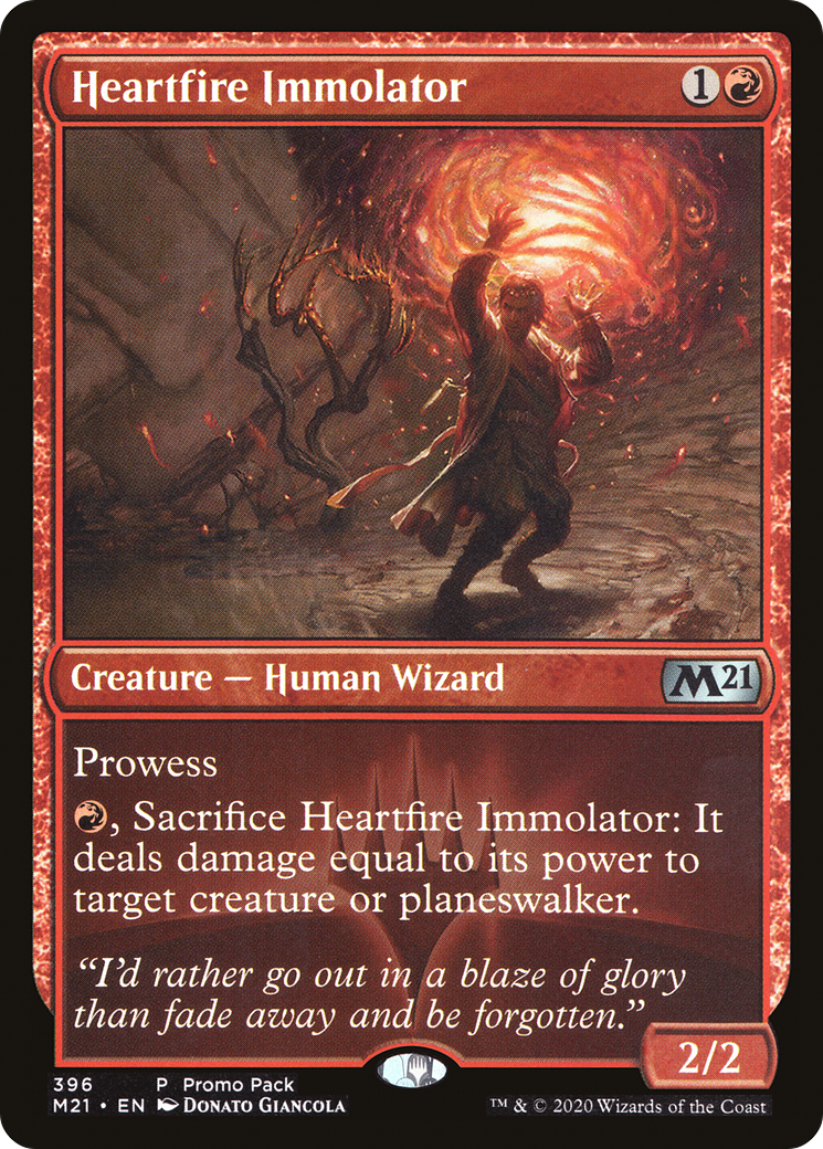 Heartfire Immolator (Promo Pack) [Core Set 2021 Promos] - The Mythic Store | 24h Order Processing