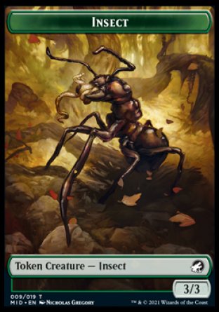 Human // Insect Double-Sided Token [Innistrad: Midnight Hunt Tokens] - The Mythic Store | 24h Order Processing